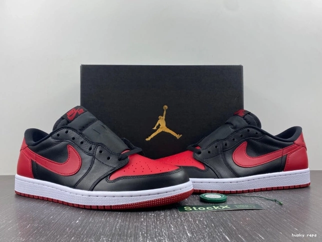 Rep Husky Retro Air Bred Jordan 1 705329-001 Low 0709